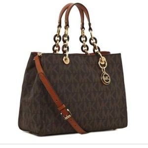 Michael Kors Brown Cynthia Tote